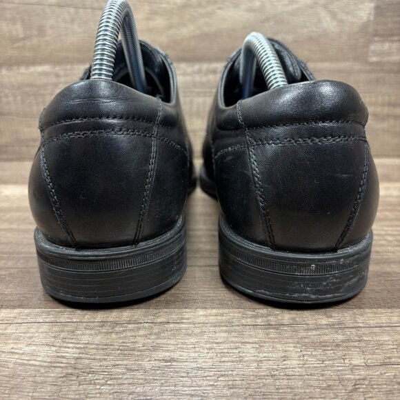 Florsheim Cap Toe Oxford Leather Black Mens US Size 10 11827-001 Shoes - Picture 4 of 9